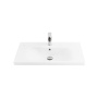 Фото раковина мебельная creavit eksen 80*45 см ek080-00cb00e-0000, белая