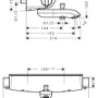 Фото смеситель с термостатом hansgrohe ecostat select 13141400 для ванны