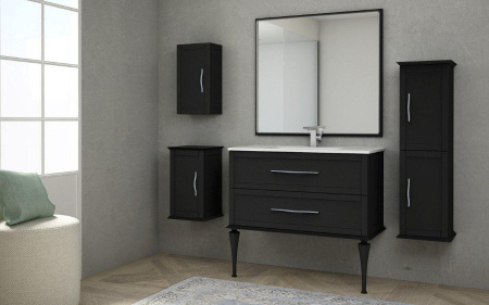 Зеркало CEZARES TIFFANY 45047 Nero Grafite 100*90 см