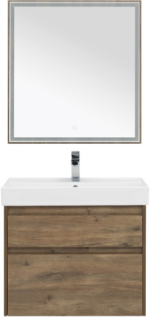 Фото комплект мебели aquanet nova lite 75 дуб рустикальный (2 ящика)