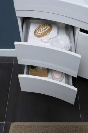 Фото комплект мебели  aquanet опера 115 r белый (2 дверцы 2 ящика)