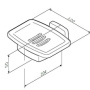 Фото мыльница настенная am.pm gem a9034200, хром