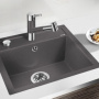 Фото мойка для кухни из искусственного камня blanco dalago 5-f 518849 темная скала 50х50