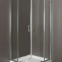 Фото душевой уголок belbagno uno прозрачный / хром 100х100-2