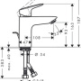 Фото смеситель hansgrohe logis 71101000 для раковины