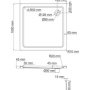 Фото душевой поддон wasserkraft amper 29t19 100х100
