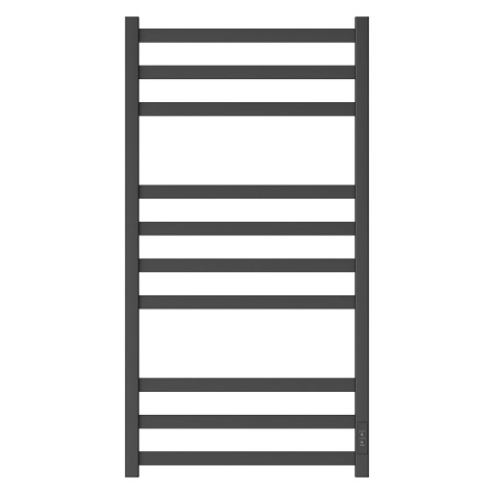 Фото полотенцесушитель электрический point меркурий pn83850b п10 500x1000, диммер справа, черный