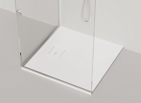 Фото поддон литьевой камень salini oasi s-stone 120324mrf 100*100 см матовый, покраска по ral полностью