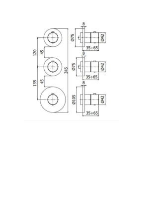 Фото встраиваемый смеситель для ванны и душа paffoni modular box mde018bo, белый матовый