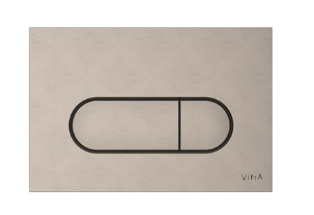 Фото клавиша смыва vitra root round 740-2295, никель брашированный