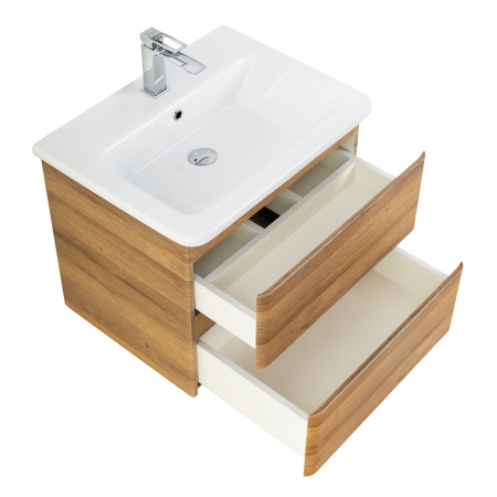 Фото тумба подвесная  belbagno albano-cer 60 rovere rustico 