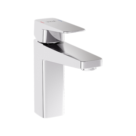 Фото смеситель для раковины vitra root square a42731exp, хром