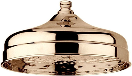 Фото верхний душ с держателем paffoni belinda. бронза