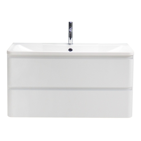 Фото тумба подвесная belbagno albano 90 bianco lucido 