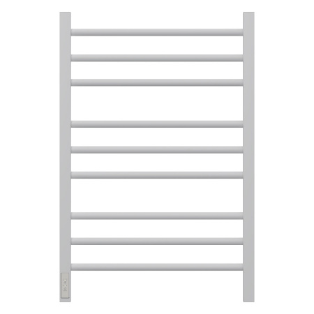 Фото полотенцесушитель электрический point веста pn70758w п9 500x800, диммер слева, белый