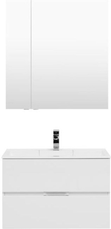 Фото комплект мебели aquanet алвита 80 белый