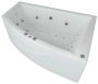 Фото акриловая ванна aquatek оракул правая 180*125 см, белая