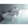 Фото подвесные биде duravit vero 223915 00 00 с одним отверстием, с переливом,  белое 37x57 см