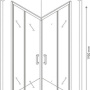 Фото душевой уголок berges wasserhaus solo s 061103 хром / прозрачное стекло 80х80