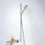 Фото смеситель с термостатом hansgrohe showertablet select 13171000 для душа хром