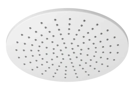 Фото верхний душ с шарнирным соединением 30 см remer 359mm30box, белый матовый