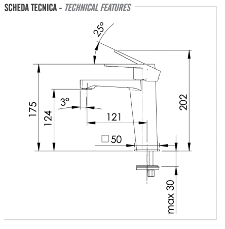 Фото смеситель для раковины remer dream d12, хром