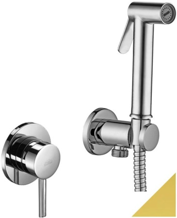 Фото гигиенический душ paffoni kitdup110hg, золото