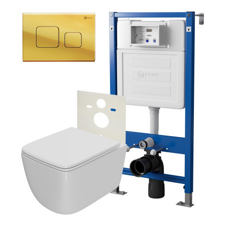 Фото сет: инсталляция point элемент pn45120 + клавиша афина, золото, pn44041g + унитаз меркурий pn41831 Фото сет: инсталляция point элемент pn45120 + клавиша афина, золото, pn44041g + унитаз меркурий pn41831