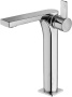 Фото смеситель для раковины paffoni rock ro081cr высокий, хром