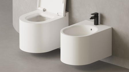 Фото биде salini s-stone gemelli 250121mrf, матовое покраска по ral полностью