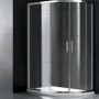 Фото душевой уголок gemy victoria s30192 100x90 стекло прозрачное/хром