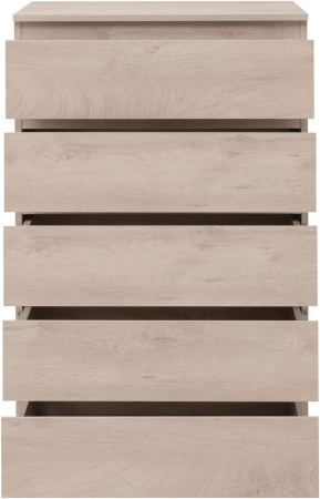 Фото комод aquanet сканди 70*40 см, дуб эдгрейн (5 ящиков)