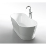 Фото акриловая ванна belbagno bb406-1650-730 белая 165х73