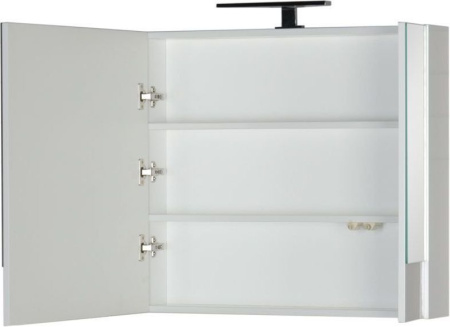Фото зеркало-шкаф aquanet нота 75 белый