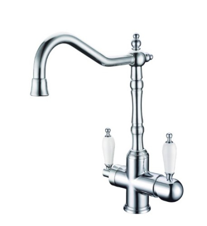 Фото смеситель для кухни под фильтр boheme tradizionale cromo 113, хром