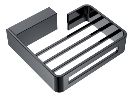 Фото мыльница настенная boheme q 10959-sgm, черный хром