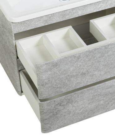 Фото тумба подвесная belbagno albano 100 cemento verona grigio 