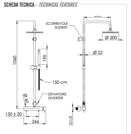 Фото душевая система remer minimal n37rx7mmm20bo, белый матовый