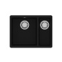Фото мойка кухонная lemark sinara 550.2-u антрацит