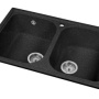 Фото гранитная мойка aquagranitex m-15 черный