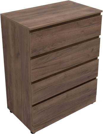 Фото комод aquanet сканди 80*48 см, дуб крафт (4 ящика)