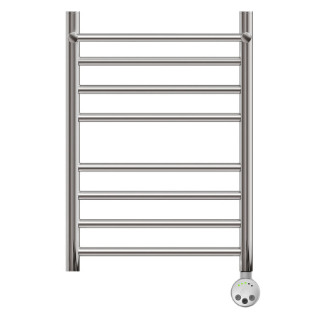 Фото полотенцесушитель электрический point аврора pn10146spe п7 400x600 с полкой левый/правый, хром