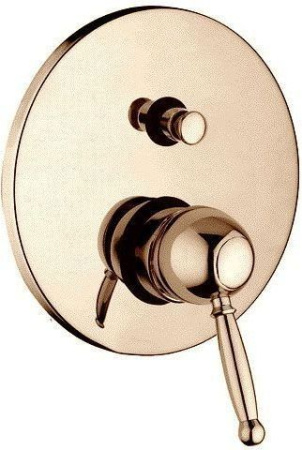 Фото встраиваемый смеситель для душа paffoni giorgia gi015br, бронза