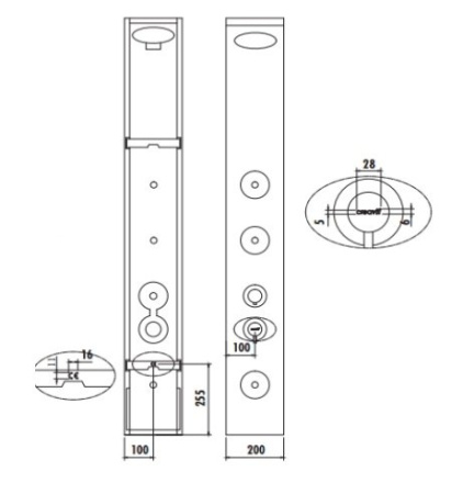 Фото душевая панель creavit pb3023