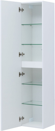 Фото пенал подвесной aquanet арт 35 белый матовый