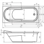 Фото акриловая ванна riho columbia ba 04 175x80