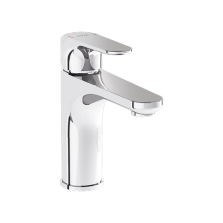 Фото смеситель для раковины vitra root round a42706exp, хром