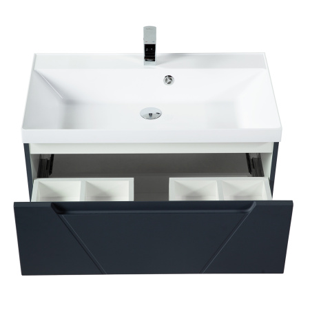 Фото тумба подвесная belbagno vittoria 70 grigio opaco 