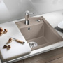 Фото мойка для кухни из искусственного камня blanco dalago 45 517317 серый беж