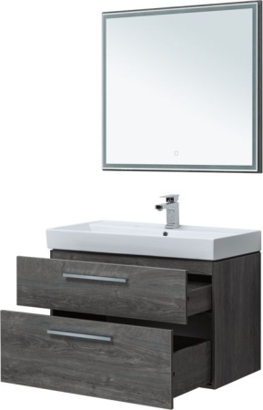 Фото комплект мебели aquanet nova 90 дуб рошелье (2 ящика)